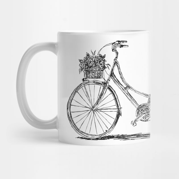 Vintage bicycle by rachelsfinelines